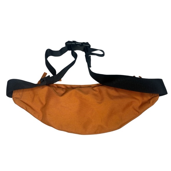 NIKE Heritage Hip Fanny Pack Waist Bag Orange Black Adjustable Zip Compartment - Picture 8 of 13